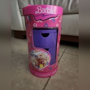 Barbie Accessory Case Mattel 1991 Vintage Pink (V)